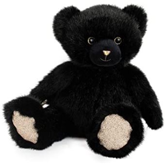 Ours en peluche Doudou et Compagnie Collection 30 cm Noir