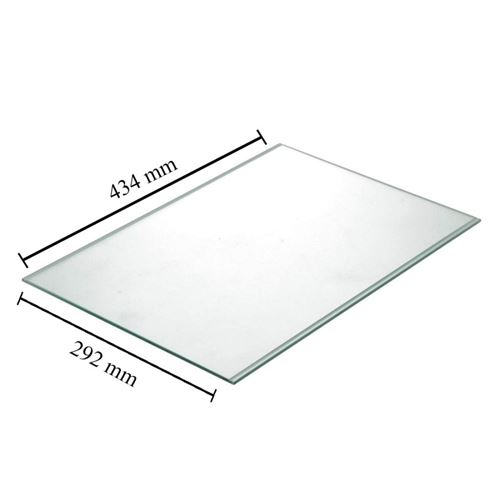INDESIT - clayette en verre + profil pour réfrigérateur INDESIT