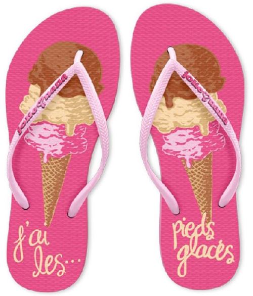 Paire de tongs femme Pieds Glacés - 40/41