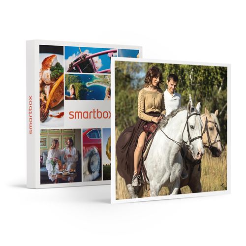 SMARTBOX - Coffret Cadeau Séjour de 2 jours avec petit-déjeuner et balade à cheval en France en duo-Séjour