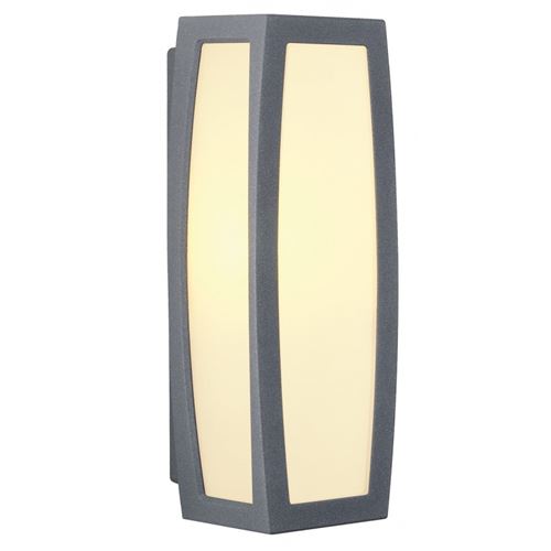 MERIDIAN BOX applique, anthracite, E27, max,25W, détect. de mouvement - Slv