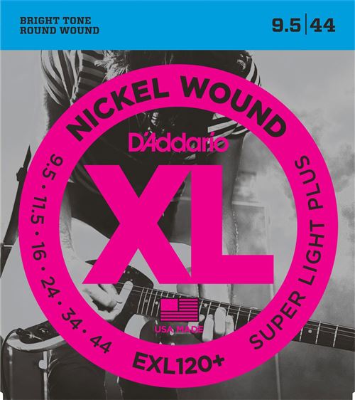 D'Addario EXL120+ Nickel Wound Super Light Plus 9.5/44 - Image 3
