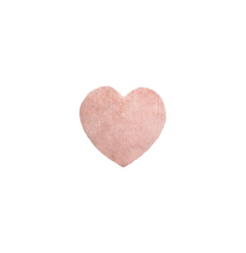Tapis coeur - Rose