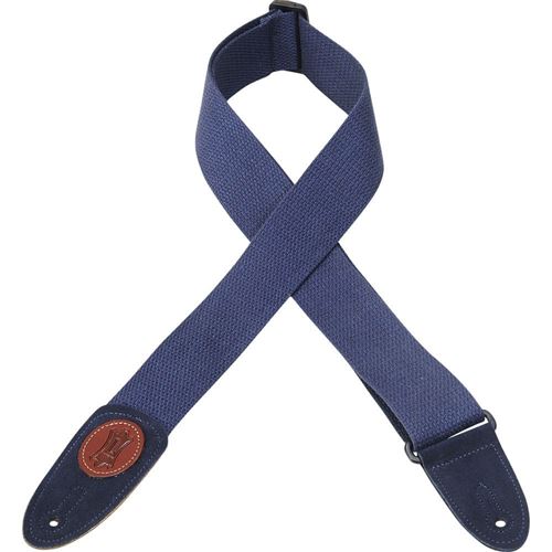 Levy's 5 Cm Coton Avec Logo En Cuir Navy Sangles Et Courroies