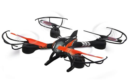 Jamara quadrocoptère LokyFPV Turbo 2.4 GHz 37 cm noir/rouge