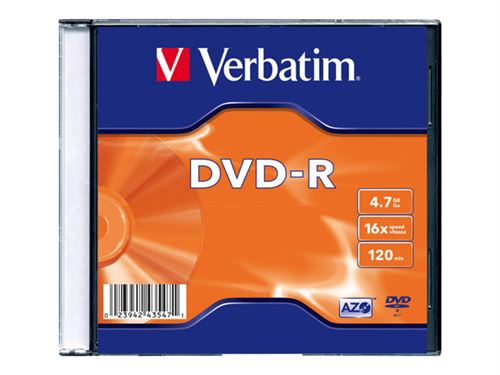 Verbatim - DVD-R x 1 - 4.7 Go - support de stockage