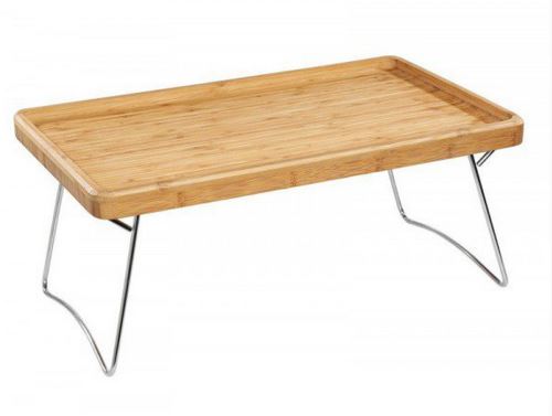 plateau de lit en bois et métal - 054279
