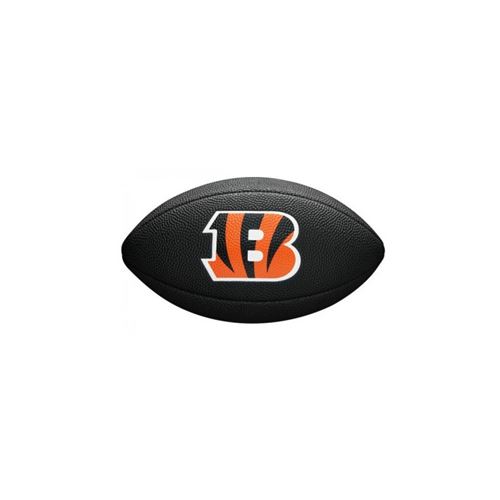 Mini ballon de Football Américain Wilson Soft touch NFL team logo Cincinnati Bengals Noir