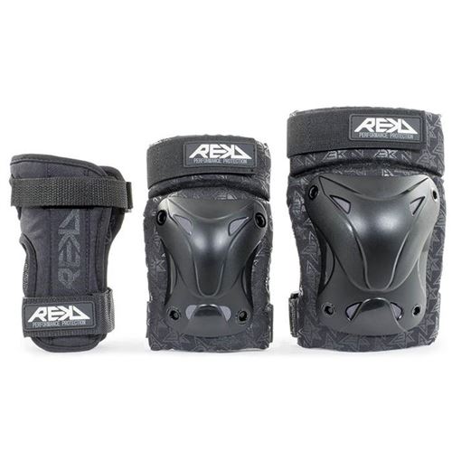Set de protection complet REKD Recreational Triple Pad Set Black