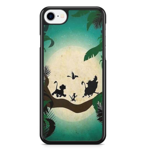 Coque Fifrelin Noire pour iPhone 5 et 5S et SE Disney Simba Le Roi Lion