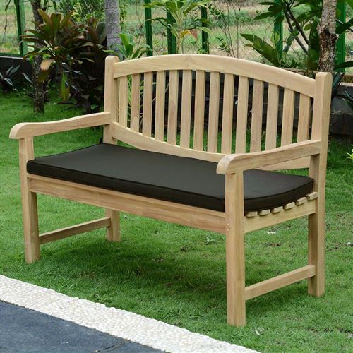 Coussin gris pour banc 130 cm