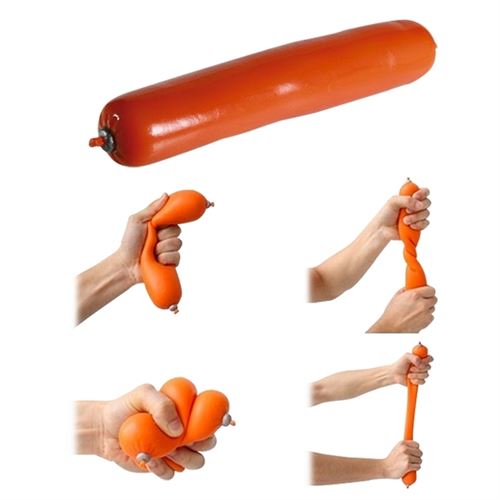 Totalcadeau Multi Anti-Stress Humoristique En Forme De Saucisse