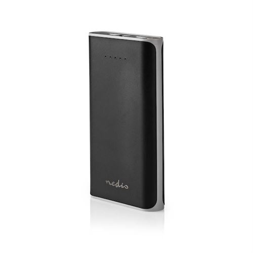 Batterie et chargeur de portable powerbank avec deux sorties usb 3.1a 15000mah noir