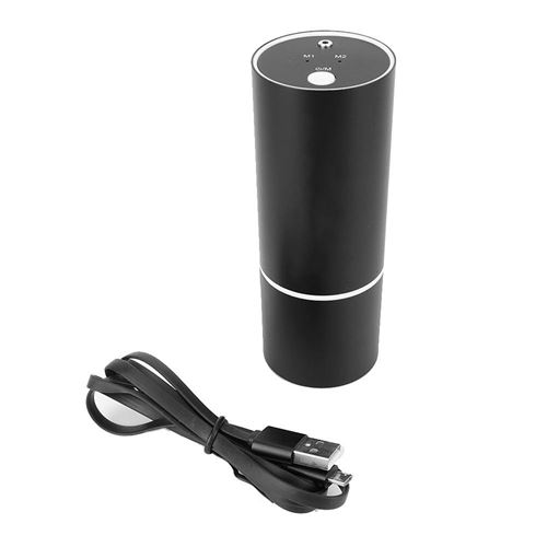 Humidificateur de voiture alliage d'Aluminium Noir