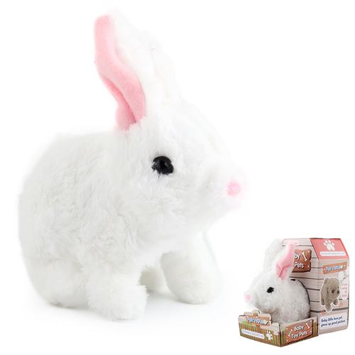 Jouet de lapin en peluche électronique, jouet interactif peut marcher et  parler jouet de lapin électrique, jouet de lapin de Pâques