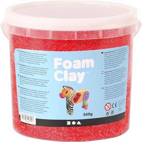 Foam Clay Foam Clay rouge 560 grammes