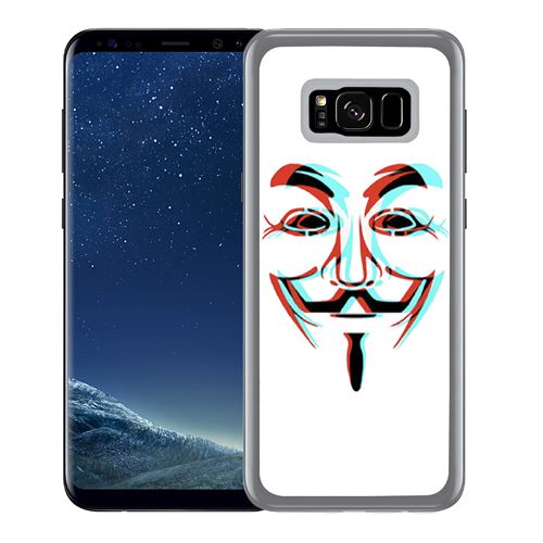 Coque pour Samsung Galaxy S8 anonymous 3d