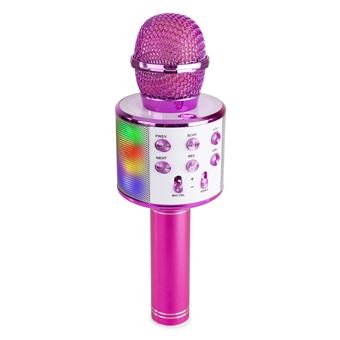 SunTop Microphone Karaoké Bluetooth Sans Fil, Haut-parleur Multifonctionnel