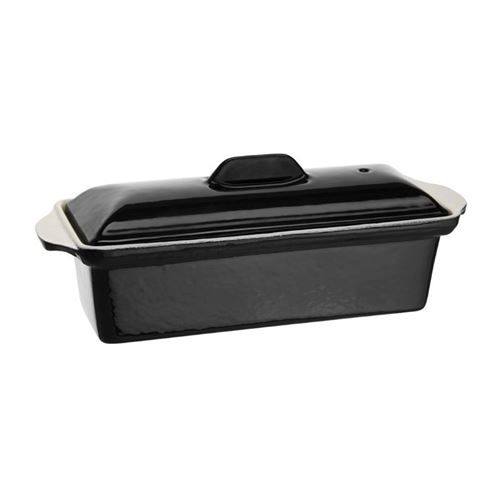 Terrine à pâté en fonte 1,3l vogue noire
