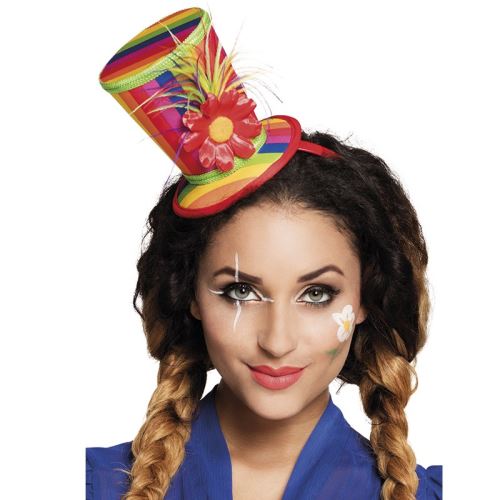 tiare chapeau fleur clown - Coloris : Jaune55510