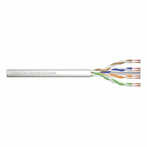 digitus digitus roh-patchkabel kat. 6, u/utp, 100 m, grau noir