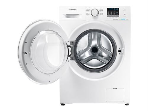 Samsung Wf80F5E0W4W - Machine À Laver - Largeur : 60 Cm - Profondeur : 55 Cm - Hauteur : 85 Cm - Chargement Frontal - 63 Litres - 8 Kg - 1400 Tours/Min - Blanc