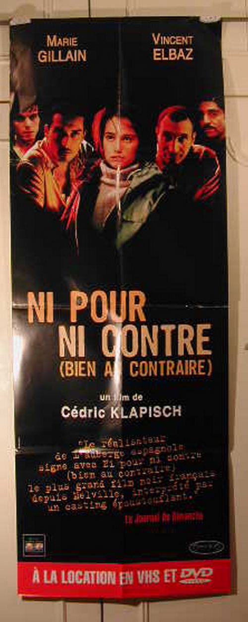 Ni pour ni contre - 57x156 cm - AFFICHE / POSTER État correct - N/A reconditionné disponible sur Fnac