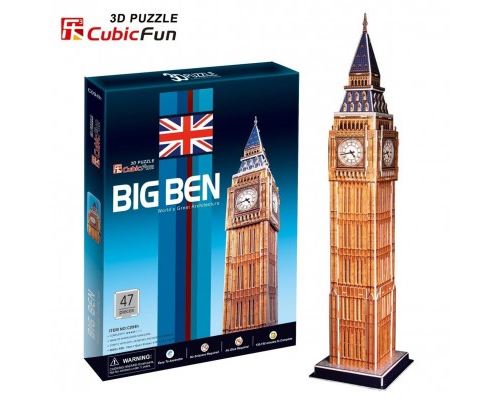 Puzzle 47 Pièces : Puzzle 3D - Big Ben, Cubic Fun