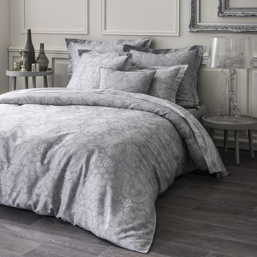 Housse De Couette Velvet Grey 140x200 Garnier-Thiebaut