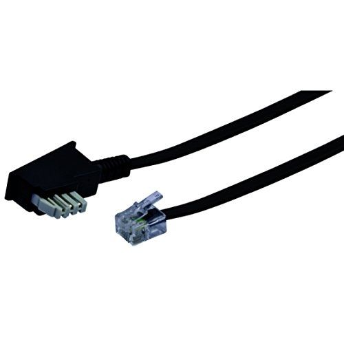 Schwaiger Noir 6.0M Rj-11 - Tae-N 6M Câble De Téléphone (Tal6236 533)