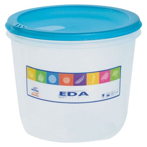 Boite ronde 2l naturel couv.turquoise david 10108 na ba.tu