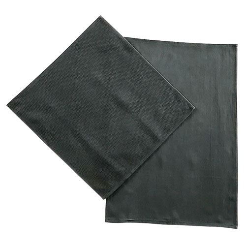 Torchon vais.coton pure gris 50x70cm tissages de beaulieu 146180g