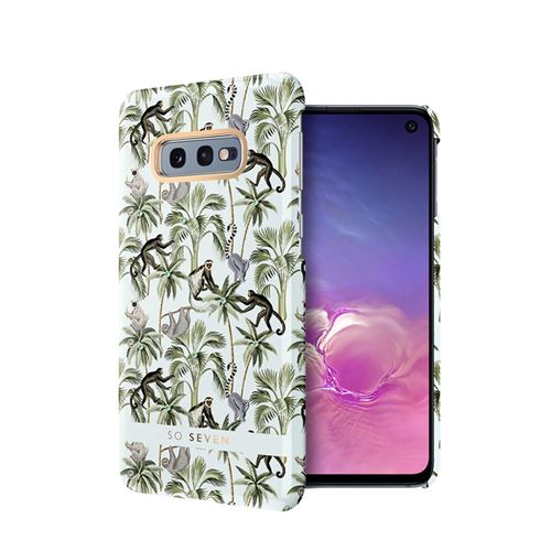So Seven - Coque Premium crystal JAIPUR LEMURIEN BLUE: SAMSUNG S10E