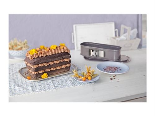 Moule Rectangulaire à Charnière Anti-adhésif - Format 36 X 24 Cm, Pour Gâteaux, Pains Et Pâtisseries