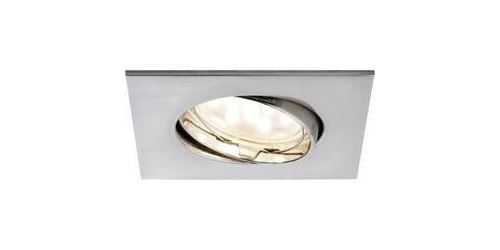 Spot LED encastrable LED intégrée Paulmann Coin 92772 blanc chaud 6.8 W fer (brossé)