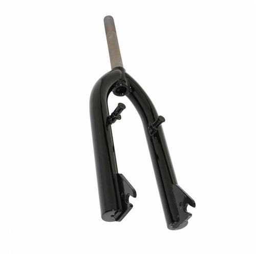 Fourche bmx acier noir pivot filete 1-21,1 interieur