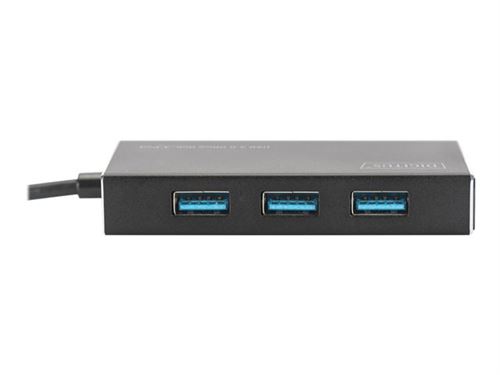 Digitus da-70240-1 usb 3.0 (3.1 gen 1) type-a 5000mbit s noir hub & concentrateur