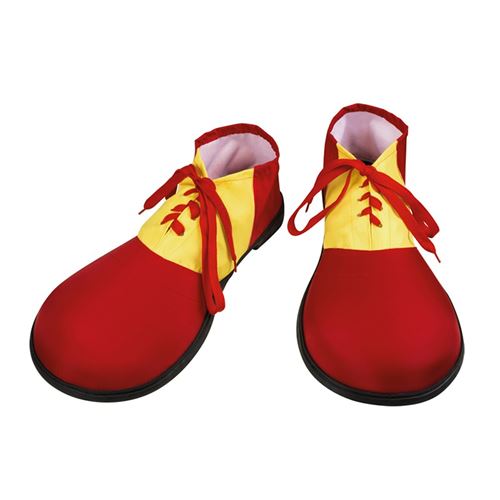chaussures de clown rouge adulte