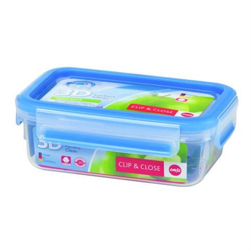 EMSA 508538 boîte hermétique alimentaire Rectangulaire Transparent 8 pièce(s)
