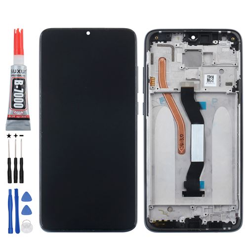 Ecran complet (lcd + vitre tactile +chssis ) pour Xiaomi Redmi Note 8 Pro - Noir