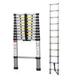 Echelle Telescopique, Échelle Pliable, 3,2 mètre(s), EN 131-6, Écart supplémentaire, Charge maximale: 150 kg