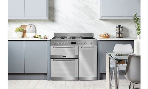 Piano de cuisson LEISURE CUISINEMASTER PRO 100CM GAZ ET VITRO INOX - PR100F560X