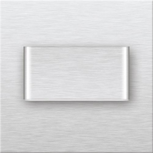 HOMEMANIA Lampe Encastrée Magic Uno - Murale - Applique - Acier inoxydable, 7,5 x 4,5 x 7,5 cm, 0,6 W LED 230V AC 15 Lumen 3000 K