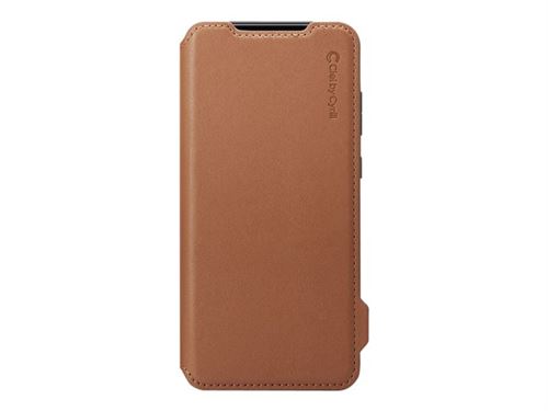 Ciel by CYRILL Wallet Brick - Flip cover voor mobiele telefoon - lederbruin - voor Samsung Galaxy S20+, S20+ 5G