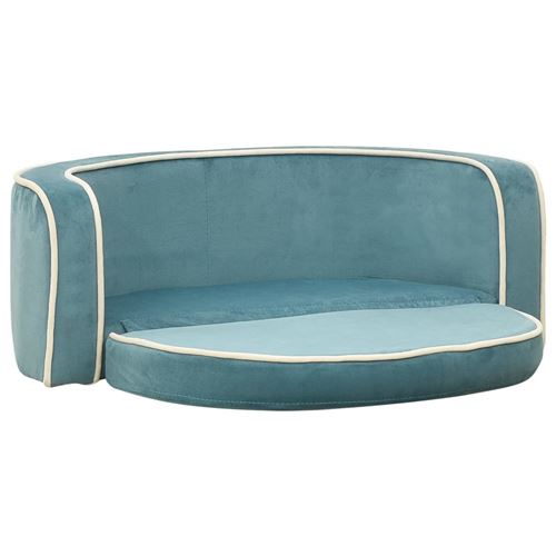 Comparer les prix de vidaXL Canapé pliable pour chien Turquoise 73x67x26 cm Coussin lavable