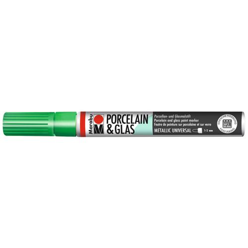 Marqueur Porcelaine Verre - Vert Métallisé - 1-2Mm