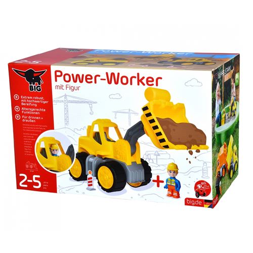 Non Communiqué Chargeur Sur Pneus Power-Worker Et Figurine