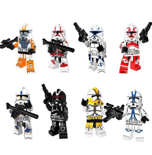 Set de 8 pièces Figurine Star Wars Series ensemble de jouets pour enfants #P8078