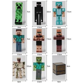 Réveil Minecraft avec jeu de lumière LED Action Toy Home Decor 003