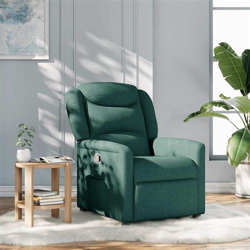 Vidaxl Fauteuil Verstelbaar Stof Donkergroen4015602 - Image 2